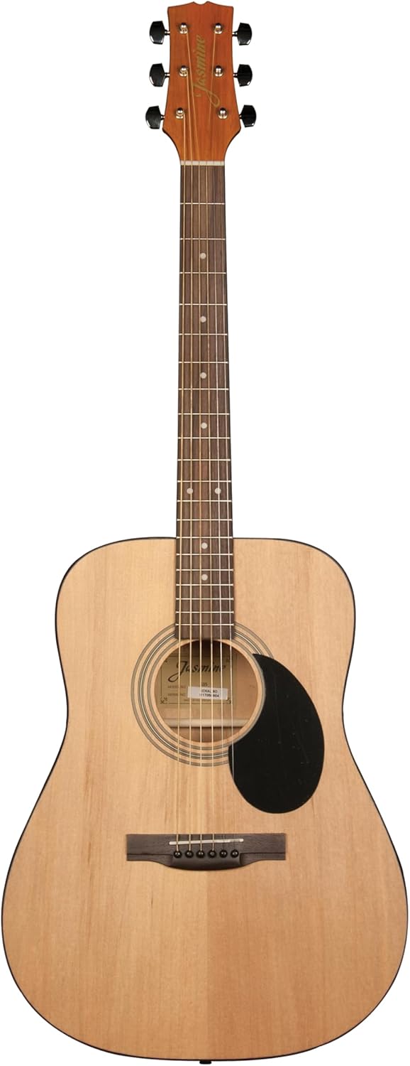Jasmine S35 Dreadnought Acoustic Guitar, Natural Finish