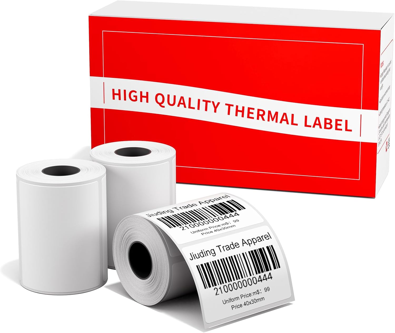 Omezizy M110 Printer Label, 40x30 mm Self-Adhesive Direct Thermal Labels, Printer Label Paper Compatible with Phomemo M100 M110 M220 M221 M108 M200 for DIY Design, Price, Logo, Name, Address, Barcode