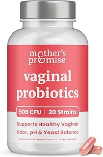 Vaginal Probiotics for Women pH Balance | 50 Billion CFU Womens Probiotic + Cranberry Pills for Vaginal Health, Healthy Odor, Yeast, Urinary Tract | Vegan Women's Probiotics and Prebiotics Supplement
