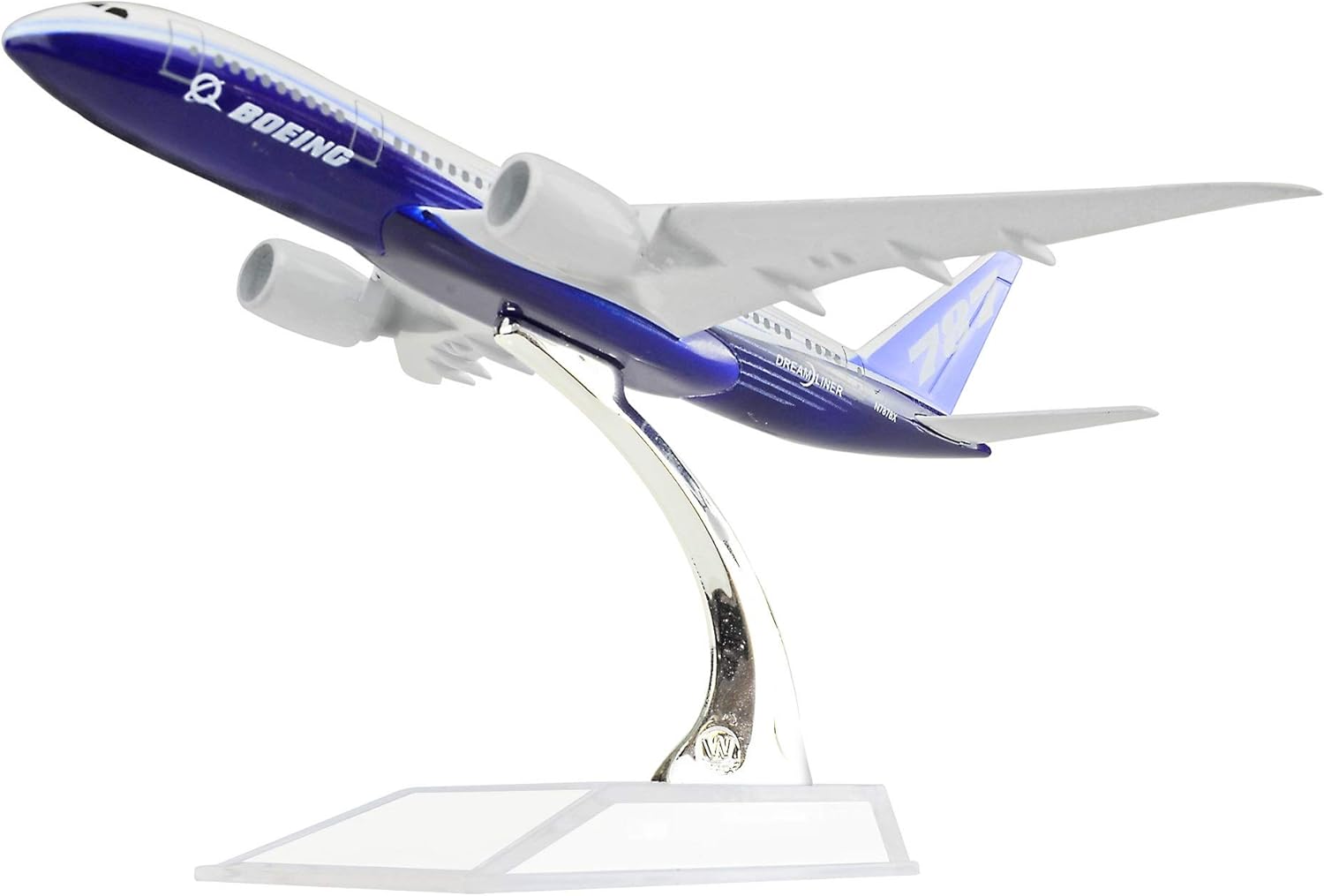 LEX ES Diecast Airplane 1:400 Boeing 787 Metal （16cm） Plane Model Office Decoration or Ages 14+ Gift