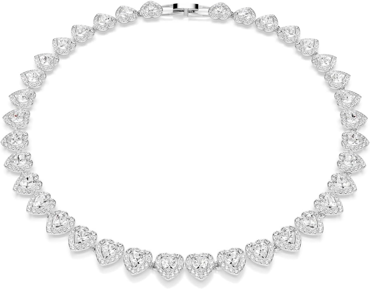 Swarovski Ariana Grande Collection, Clear Crystal & Pearls, Rhodium Finish, Necklaces, Earrings and Bracelets