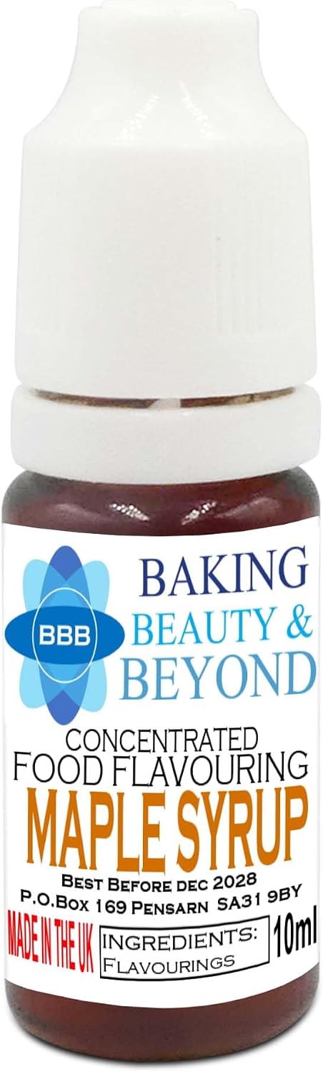 Baking Beauty and Beyond Concentrated Food Flavouring - Maple Syrup (10ml)