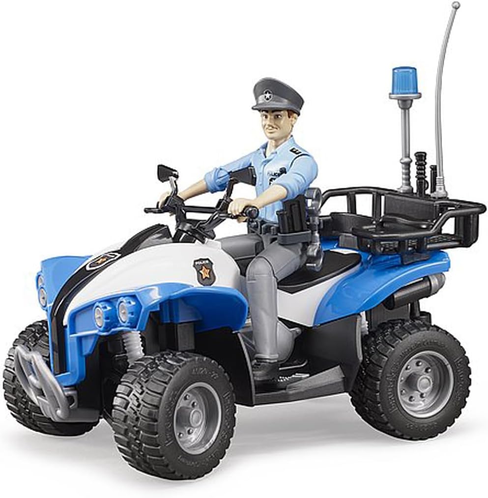 Bruder Police Quad with Police Figure and Accessories