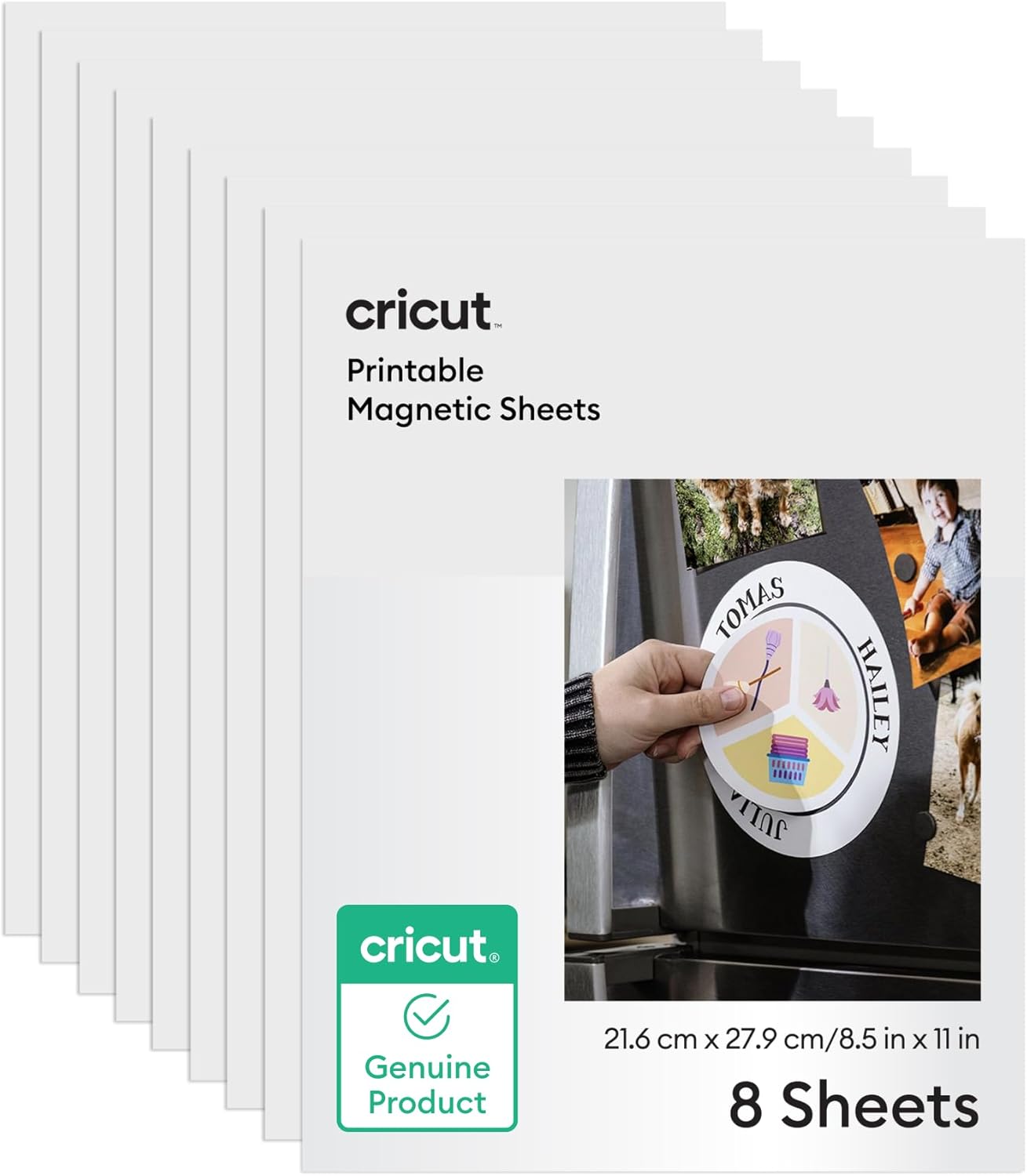 Cricut® Printable Magnet Sheets - 8.5 in x 11 in (8 Count)