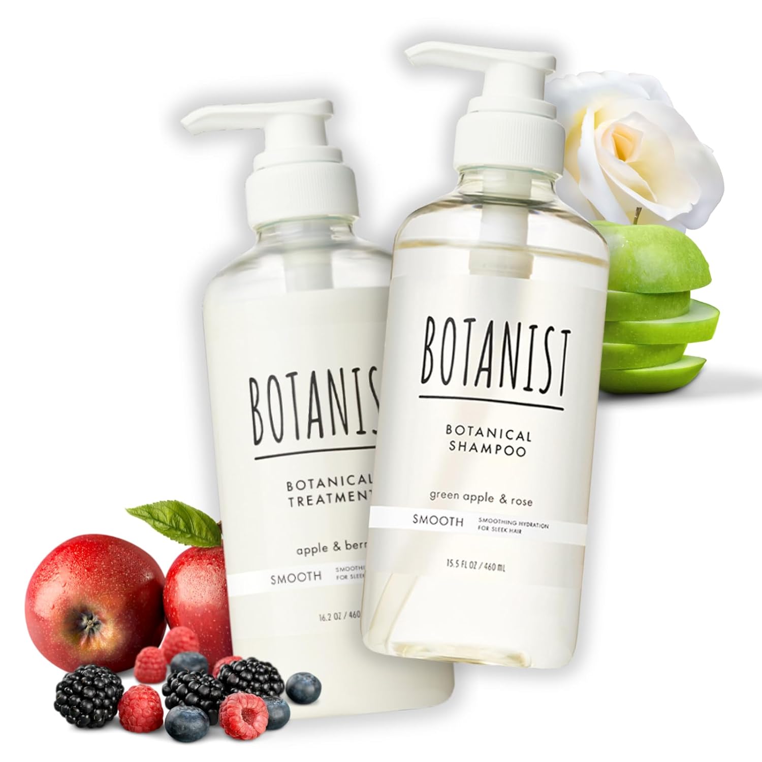 Anti Frizz Shampoo and Conditioner Set for Women & Men, Sulfate Free Shampoo and Conditioner with Keratin, Hyaluronic Acid & Collagen from Japan, Paraben Free SHAMPOO 31.7Fl Oz SMOOTH