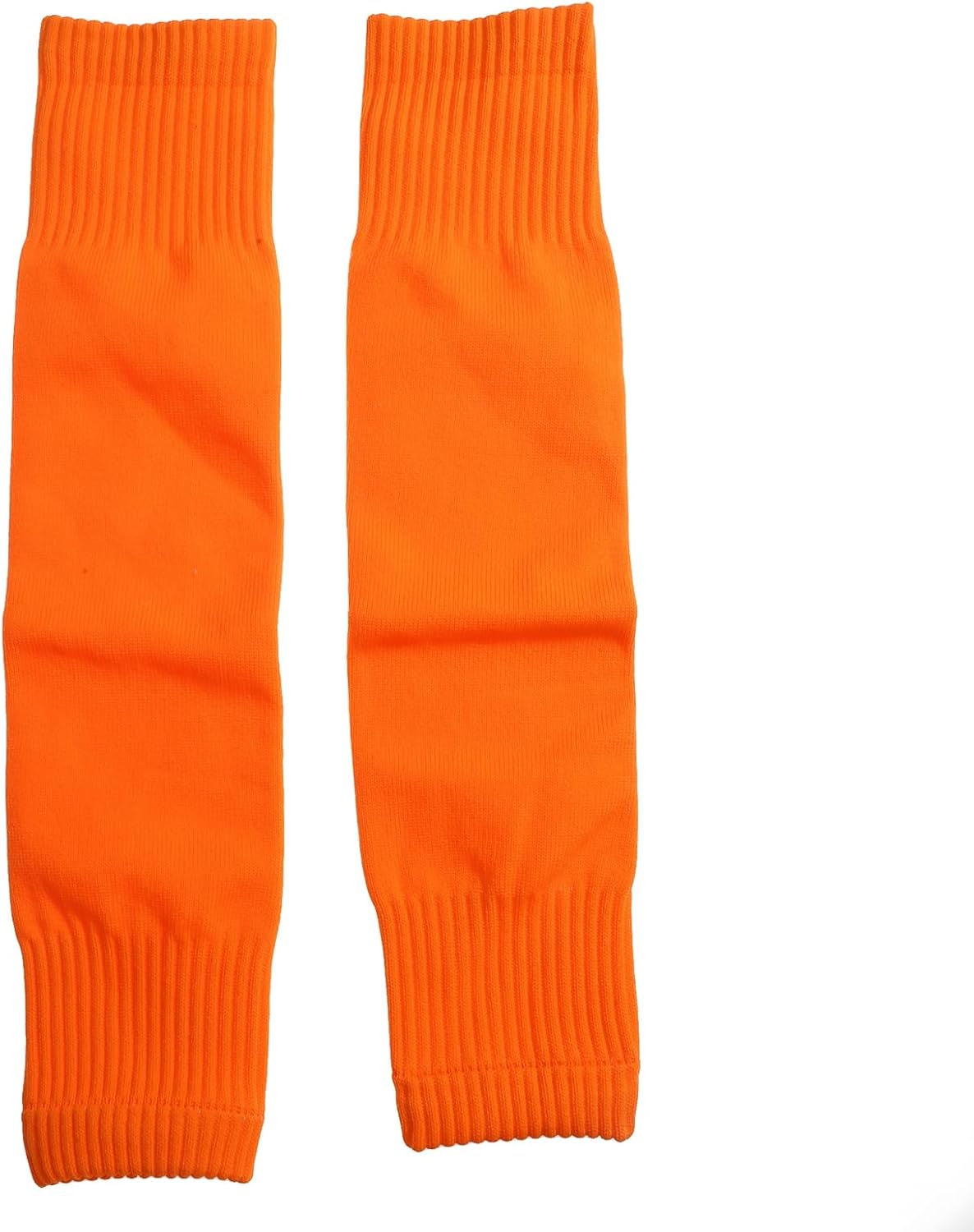 OAIEU Adult Breathable Sports Soccer Socks - Men Women Running Cycling Calf Socks with Shin Guards and Leg Sleeves