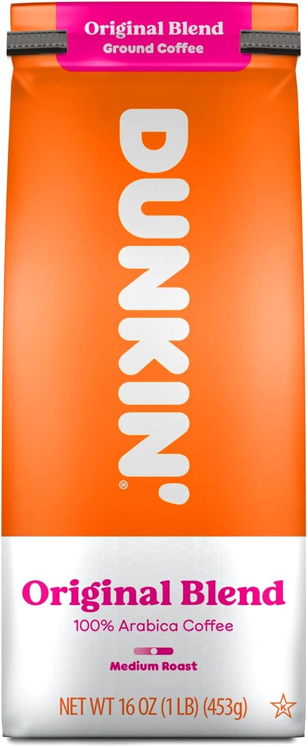 Dunkin' Donuts Original Blend Ground Coffee, 453 g