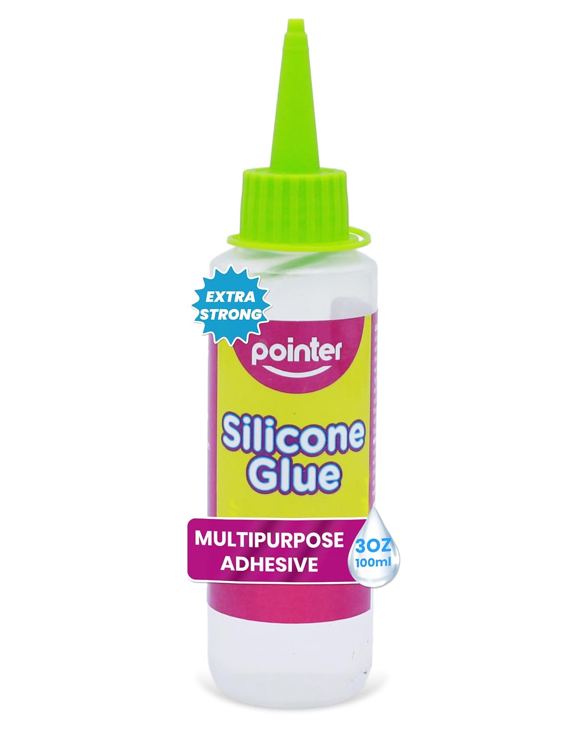 Pointer Crystal Clear Silicone Glue Waterproof Precision Adhesive - 100mL