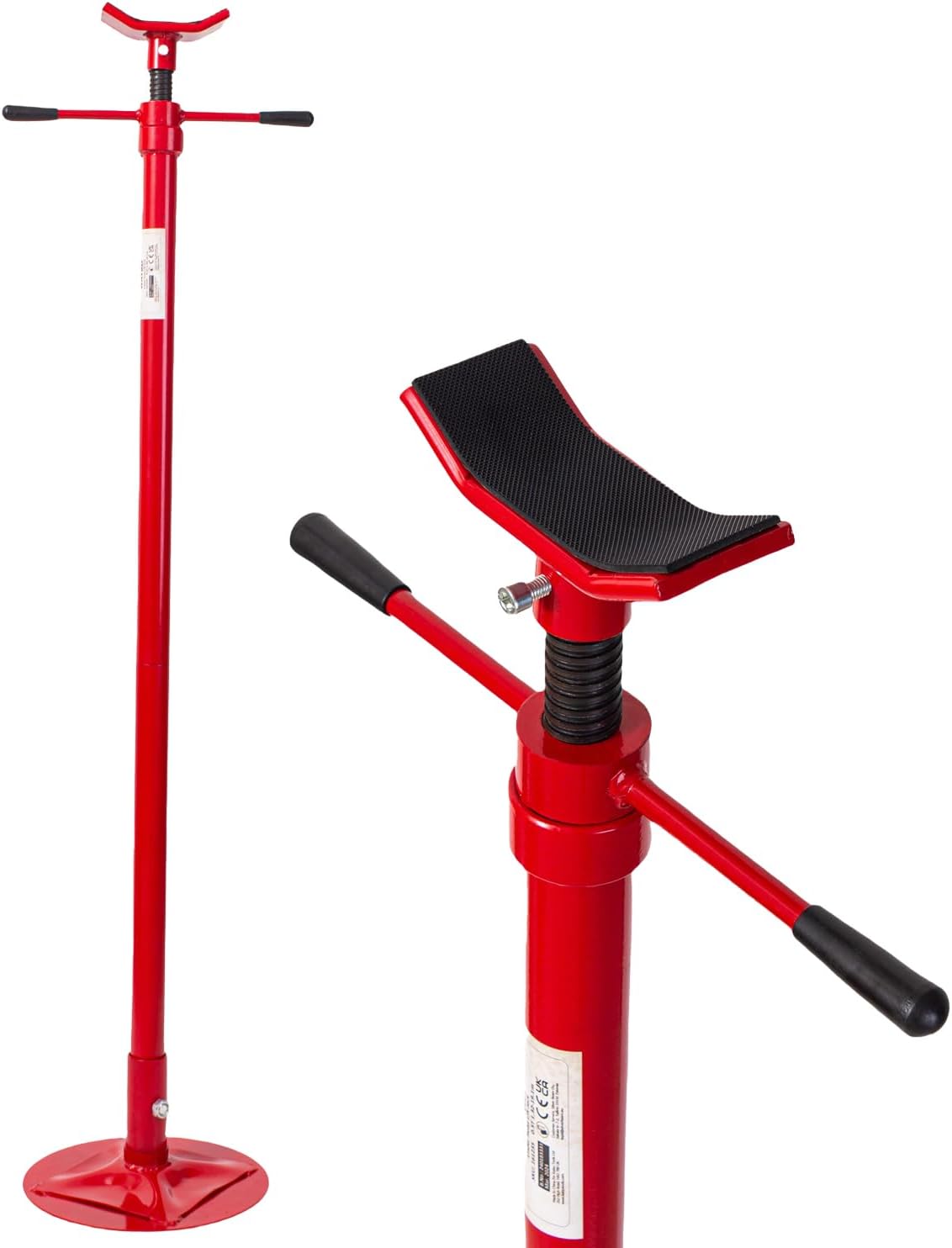 KATSU Under Hoist Stand 0.5 Ton 1000 lbs Under Vehicle Car Support Tool Automotive Exhaust Support Stabilizer Engine Lift Stands Up to 1900 mm 161235