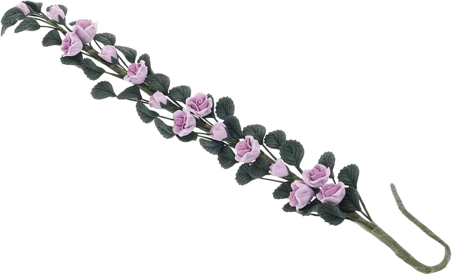 Alasum Dollhouse Decor Artificial Rose Vine Miniature Flower Vines for Decoration for Dollhouses Miniature Gardens Spaces Realistic Design