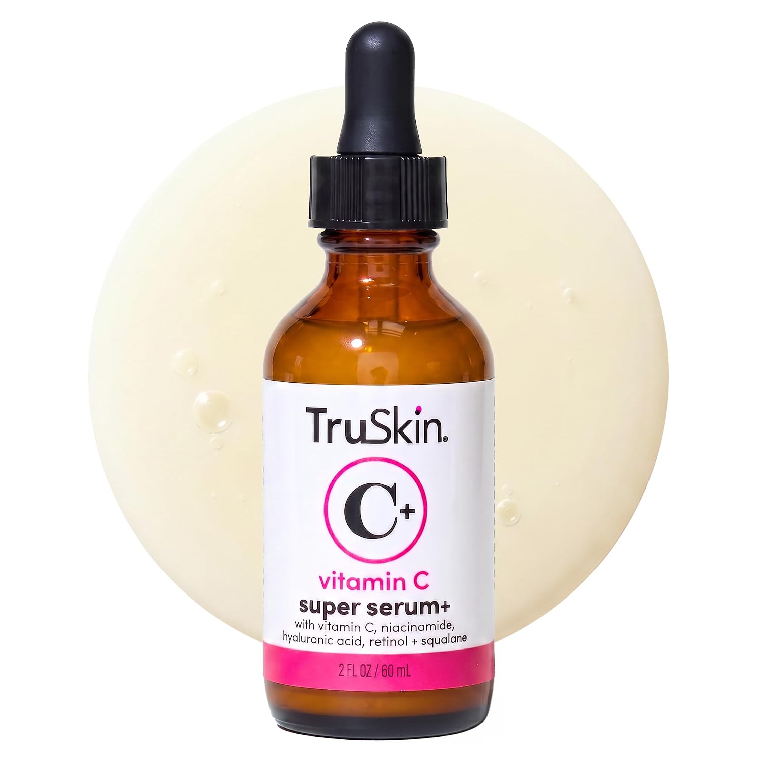 TruSkin Vitamin C+ Serum for Face with Retinol and Niacinamide - 2 fl oz