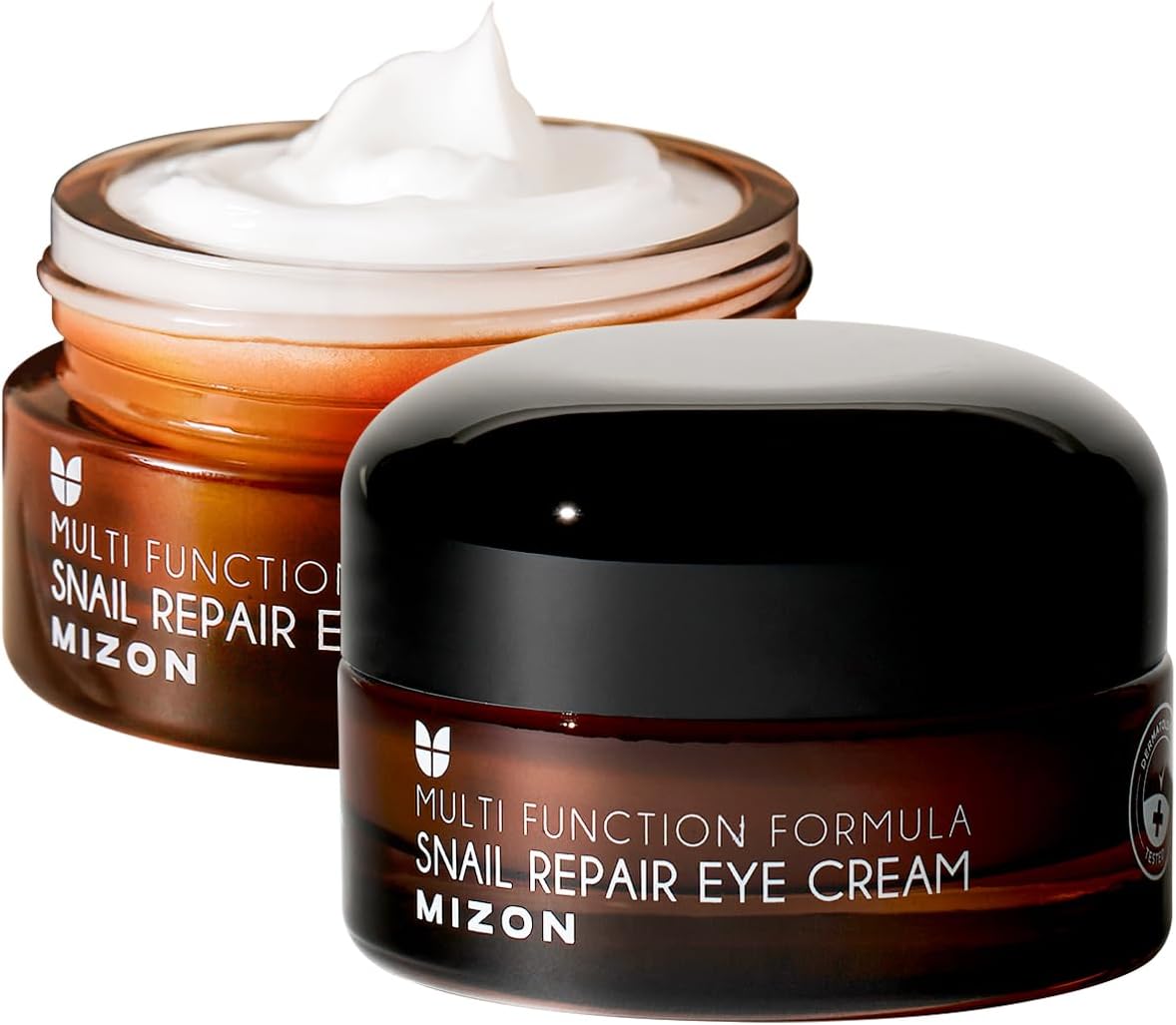 [MIZON] SNAIL REPAIR EYE CREAM (25ml) Korean Skincare - Regenerating Eye Cream - Anti-Aging & Dark Circle Treatment - Radiance and Firmness - Snail Secretion Extract