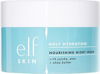 e.l.f. SKIN Holy Hydration! Nourishing Night Cream, Ultra-Hydrating Moisturizer, Infused with Shea Butter, Soothes Skin, 1.76 Oz (Packaging May Vary)