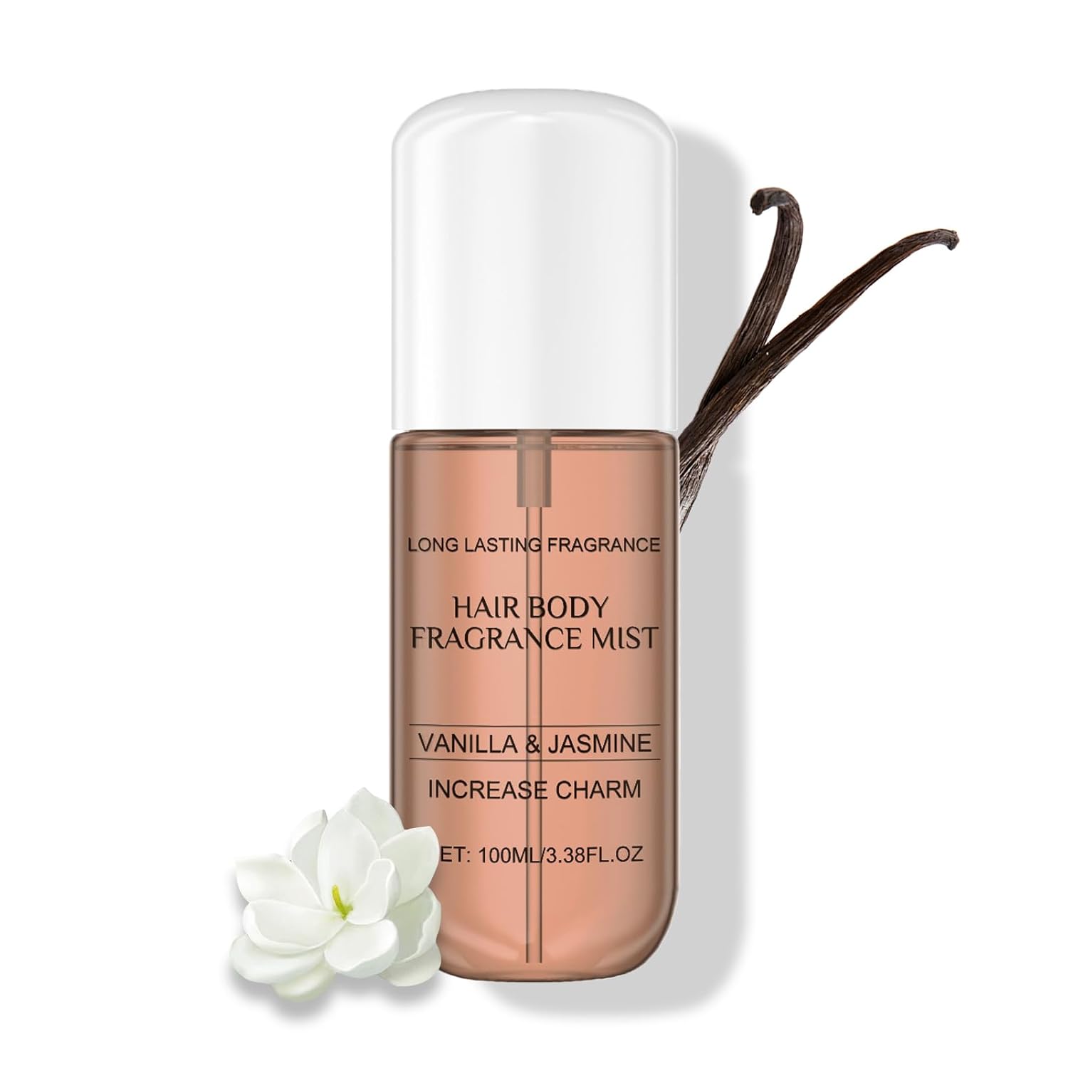 Hair Perfume for Women, Long Lasting Pheromone Perfume Spray, Jasmine Vanilla Fragrance, Daily Hair & Body Mist, Vegan & Cruelty-Free 100ml