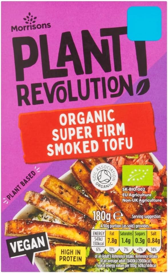MORRISONS Plant Revolution Super Firm Smoked Organic TOFU 180G