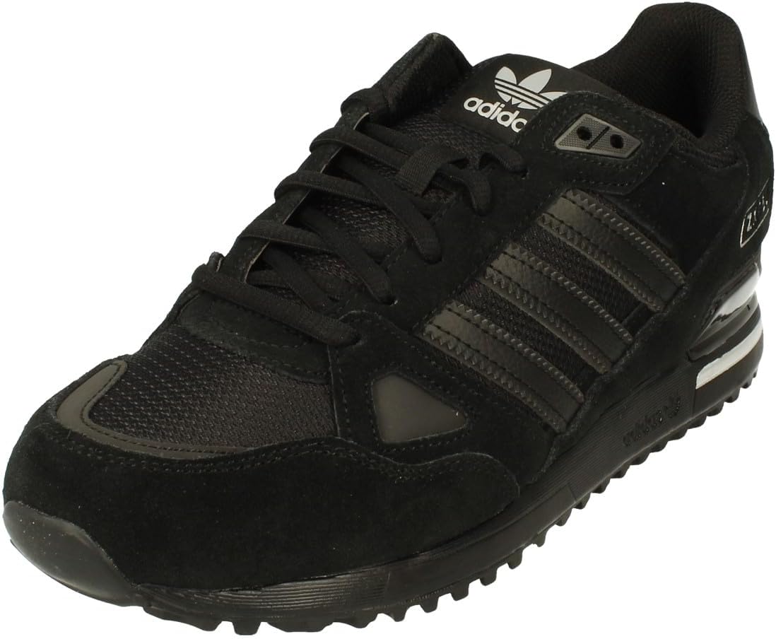 adidas Originals ZX 750 Mens Trainers Sneakers (UK 9.5 US 10 EU 44, Black Black Silver GW5531)