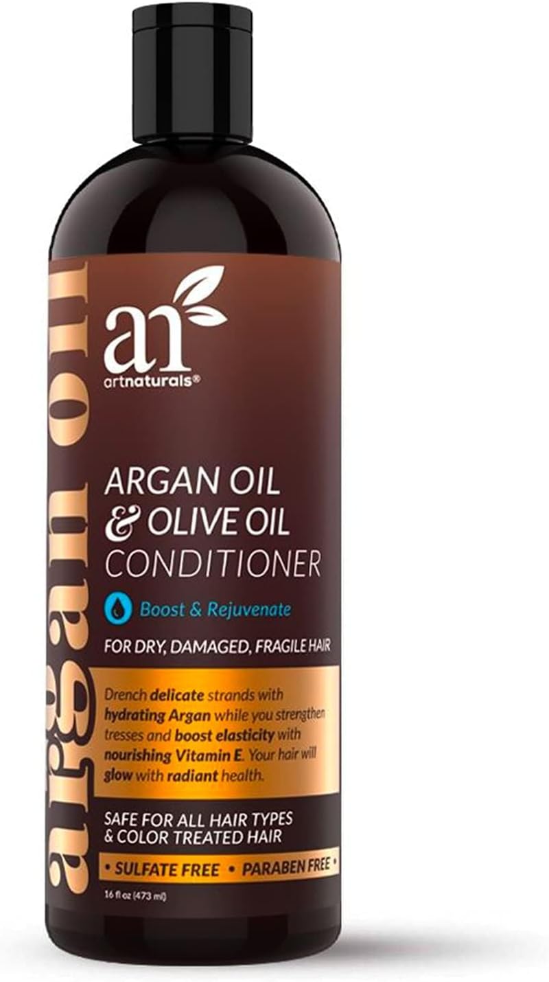 ArtNaturals Argan-Oil Conditioner for Hair-Regrowth - (16 Fl Oz / 473ml) - Sulfate Free - Treatment for Hair Loss and Thinning - Growth Product For Men & Women - Infused with Biotin
