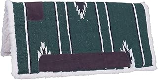 Tough 1 Square Saddle Pad/Fleece Bottom