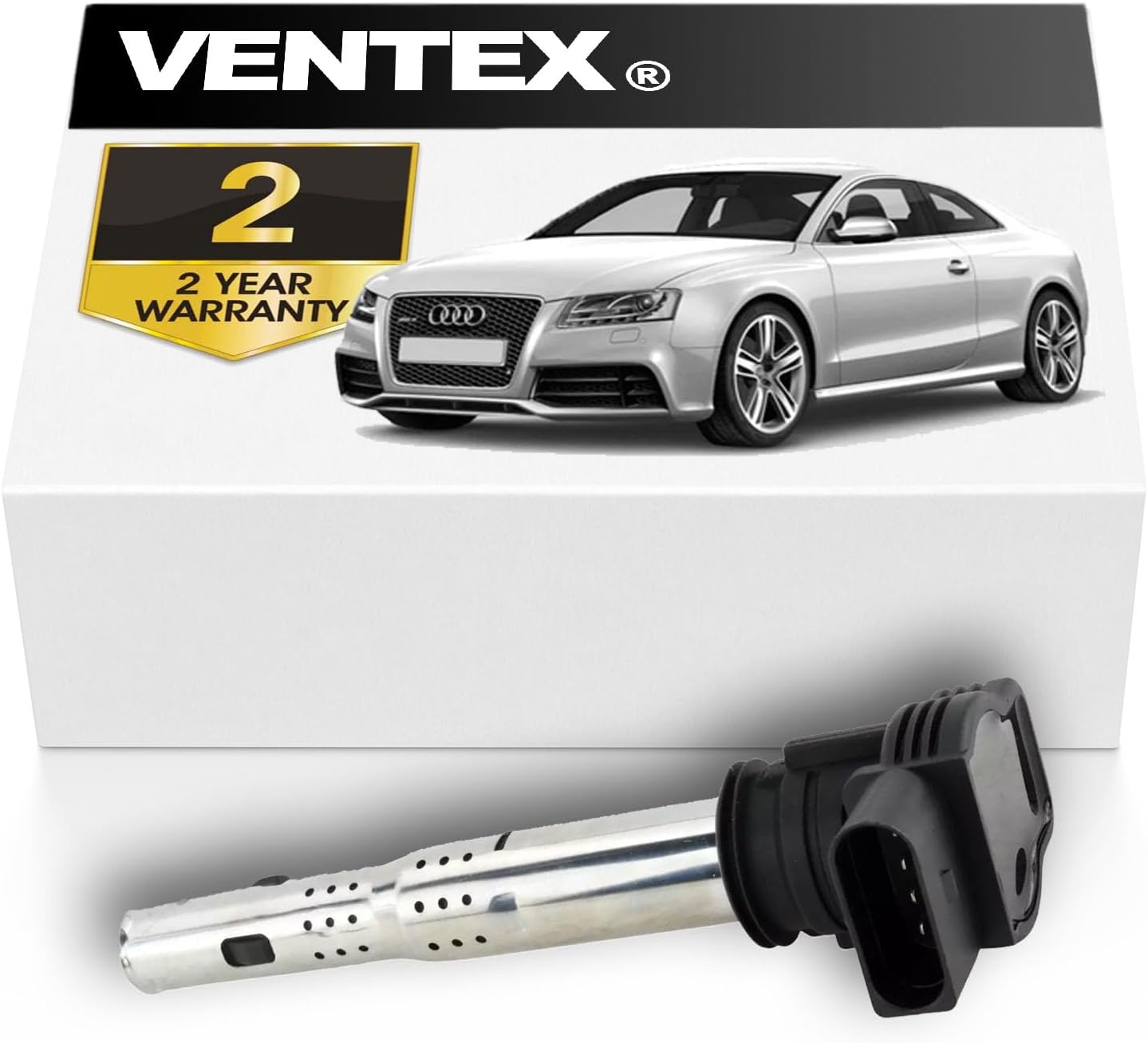 VENTEX® Ignition Coil Pack VXS1718 Compatible with VW Audi Seat Skoda 1.8 2.0 TSI TFSI Golf Passat A3 A5 TT Octavia