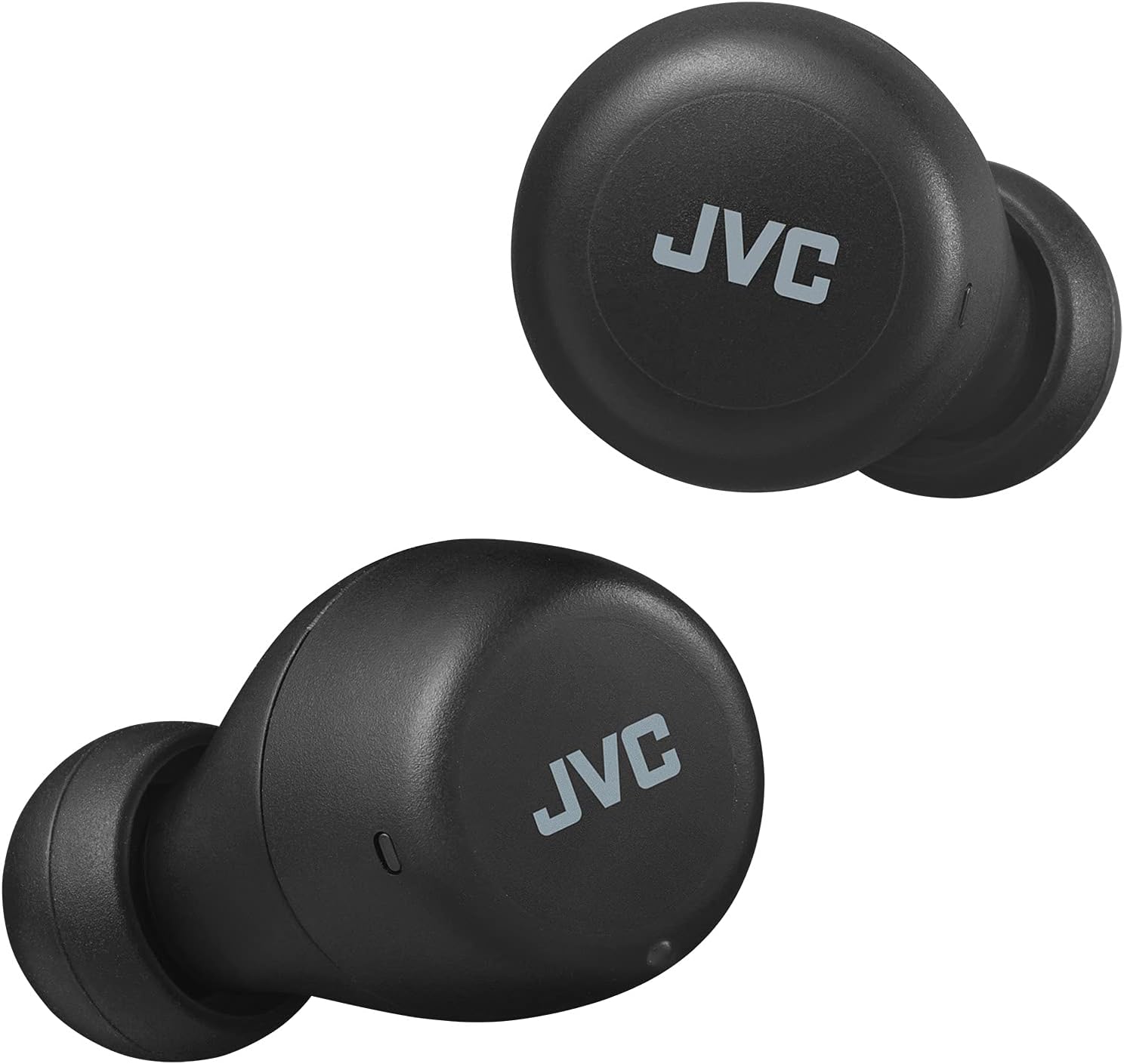 JVC Gumy mini True Wireless Earbuds Headphones, Bluetooth 5.1, Water Resistance(IPX4), Long Battery Life (up to 15 Hours) - HAZ55TB (Black)