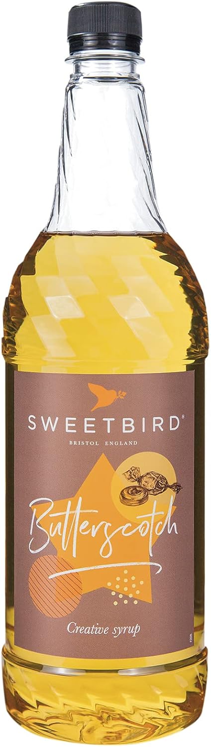 Sweetbird Butterscotch Syrup (1 Litre) - Vegan Friendly