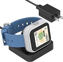 Charging Dock Replacement for T-Mobile SYNC UP Kids Watch with 5 Feet Charger Cable Wall Charger Included(Black)