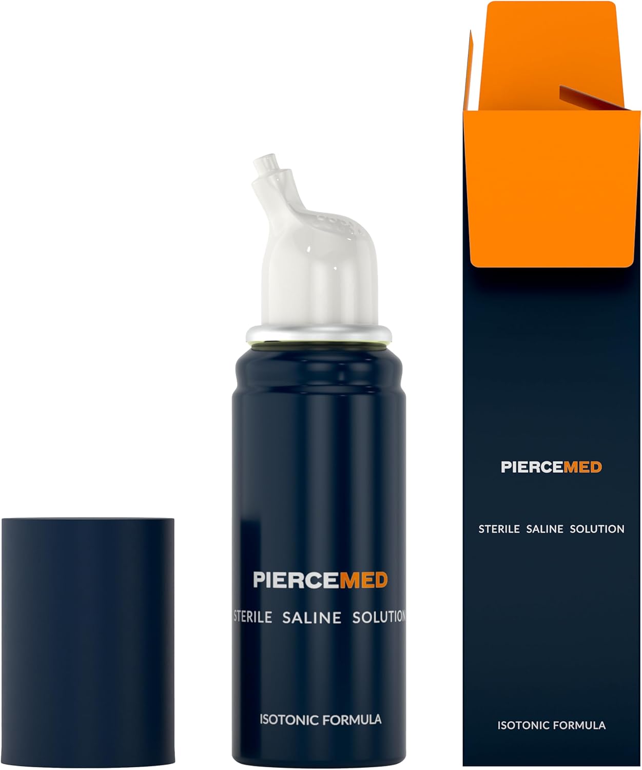 PIERCEMED Piercing Aftercare Spray 70ml - Hypoallergenic, Promotes Healing, Fine Mist, 100% Aerosol-Free, Professional Piercing Care Solution