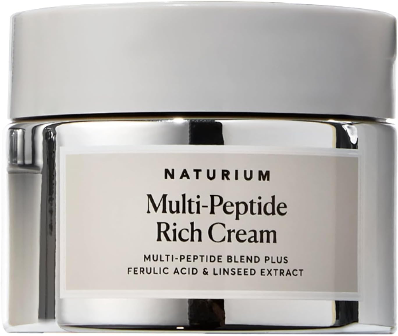 Naturium Multi-Peptide Rich Cream | Nourishing Moisturiser for Face, Smoothing & Firming, For Most Skin Types | 50 ml