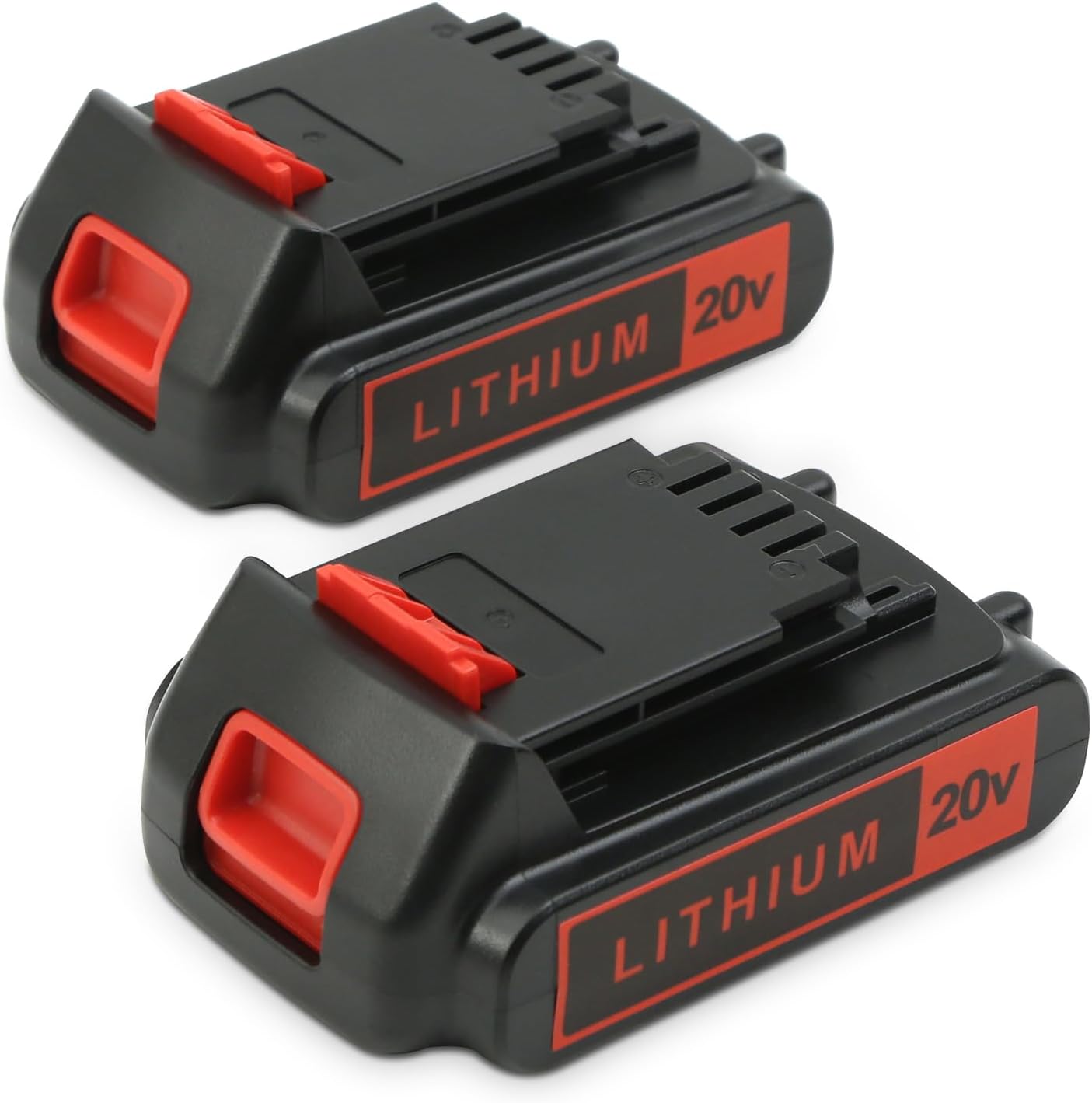 4.0Ah Lithium Replacement Battery Compatible with Black and Decker 20V Max LBXR20 LB20 LBX20 LBX4020, Extended Runtime for Cordless Power Tools - 2 Packs