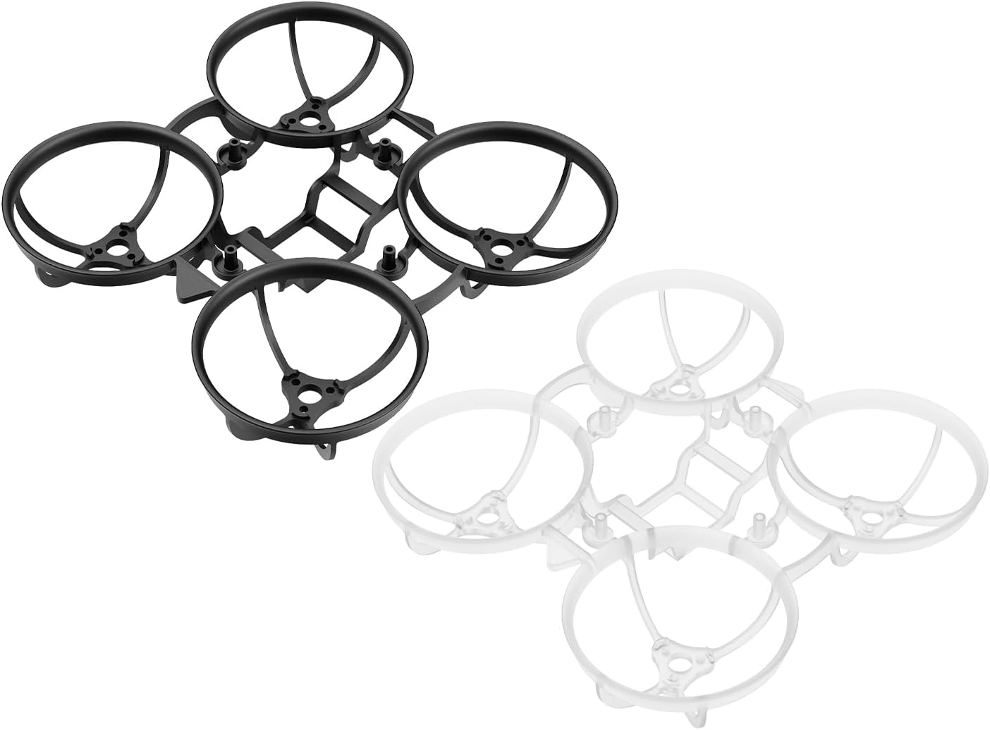 BETAFPV 2pcs Air65 II 65mm Brushless Whoop Frame Kit for DIY Ultralight Weight 1S Micro Racing FPV Quadcopter compatible for Matrix 1S FC, 31mm/1219S Propellers 07xx 08xx Series Motors