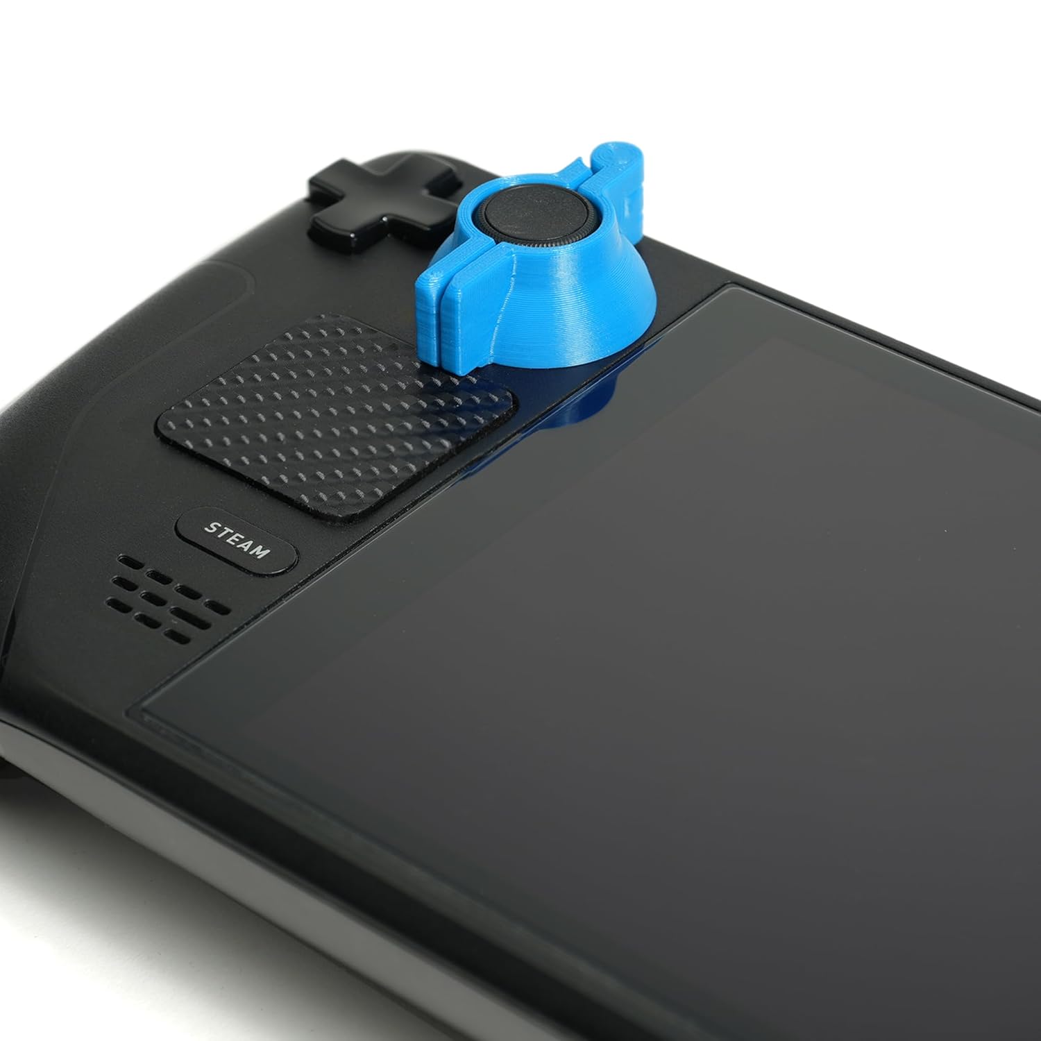 Glistco Joy Guardians - Joystick Stabilizer Clamps Compatible with Valve Steam Deck LCD Edition (Blue)