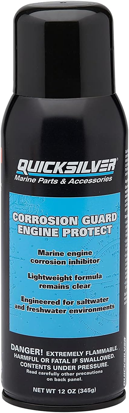 Quicksilver Corrosion Guard Engine Protect Rust Inhibitor - 12 Oz.
