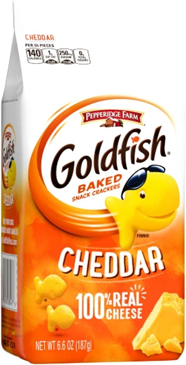 Pepperidge Farm Goldfish Baked Cheddar Snack Crackers - 187g