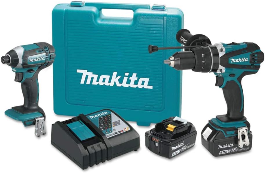 Makita XT263M 18V LXT® Lithium-Ion Cordless 2-Pc. Combo Kit (4.0Ah)