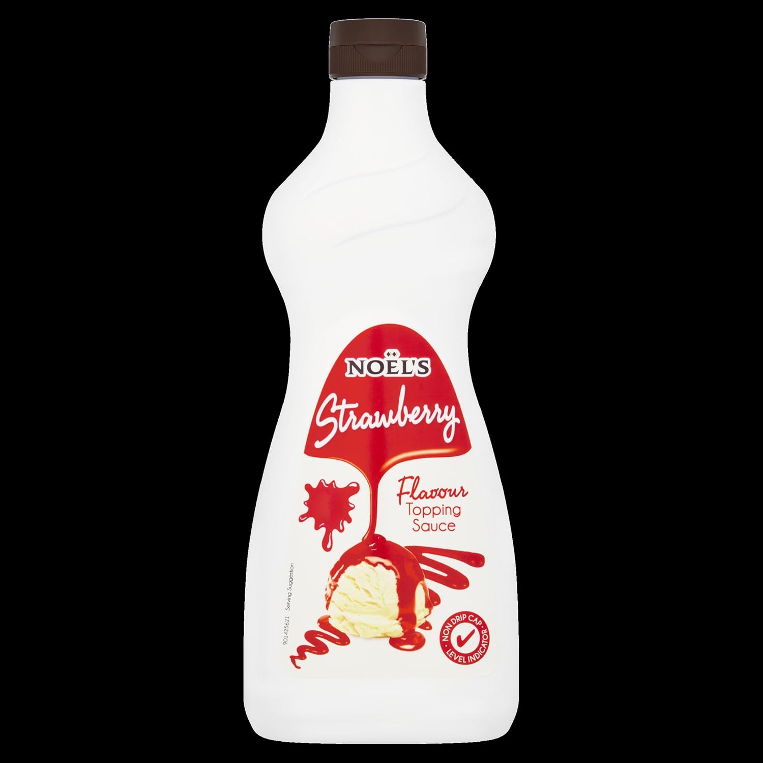 Noel’s Strawberry Flavour Topping Sauce 1kg | Sweet & Fruity Strawberry Sauce for Desserts, Ice Cream & Beverages | Ideal for Drizzling and Dipping