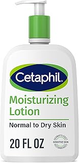 Cetaphil Face & Body Moisturizer, Hydrating Moisturizing Lotion for All Skin Types, Suitable for Sensitive Skin, NEW 20 oz, Fragrance Free, Hypoallergenic, Non-Comedogenic
