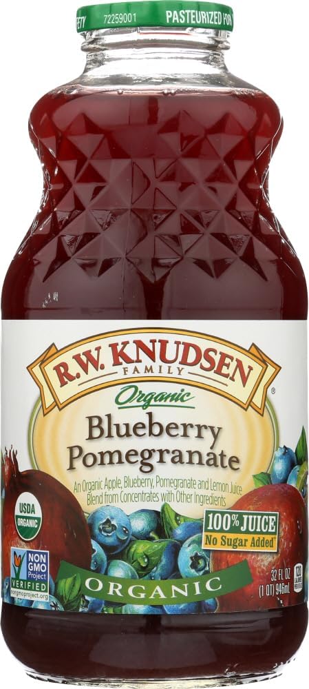 R.W. Knudsen Organic Juice - Blueberry Pomegranate - Case of 6-32 Fl Oz