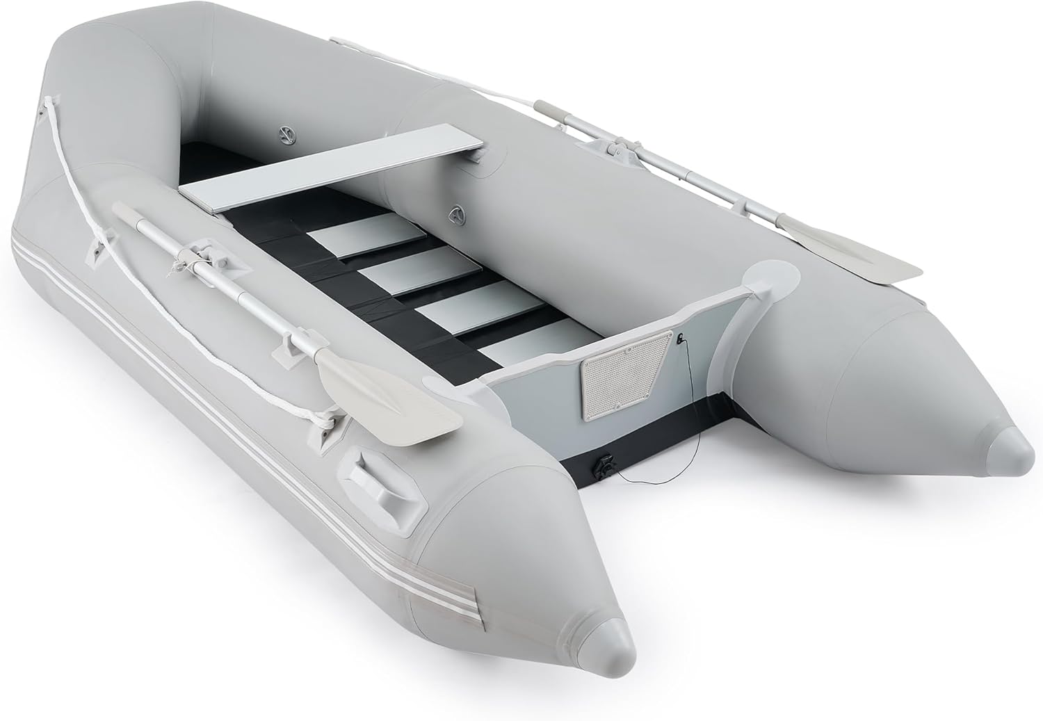 CO-Z Inflatable Kayak for Adults 300x150x42cm/230x130x33cm Portable Raft 4/2 Person 450kg/300kg PVC Float for Boating Fishing Hunting or Playing on Lakes Rivers and White Water Rapids