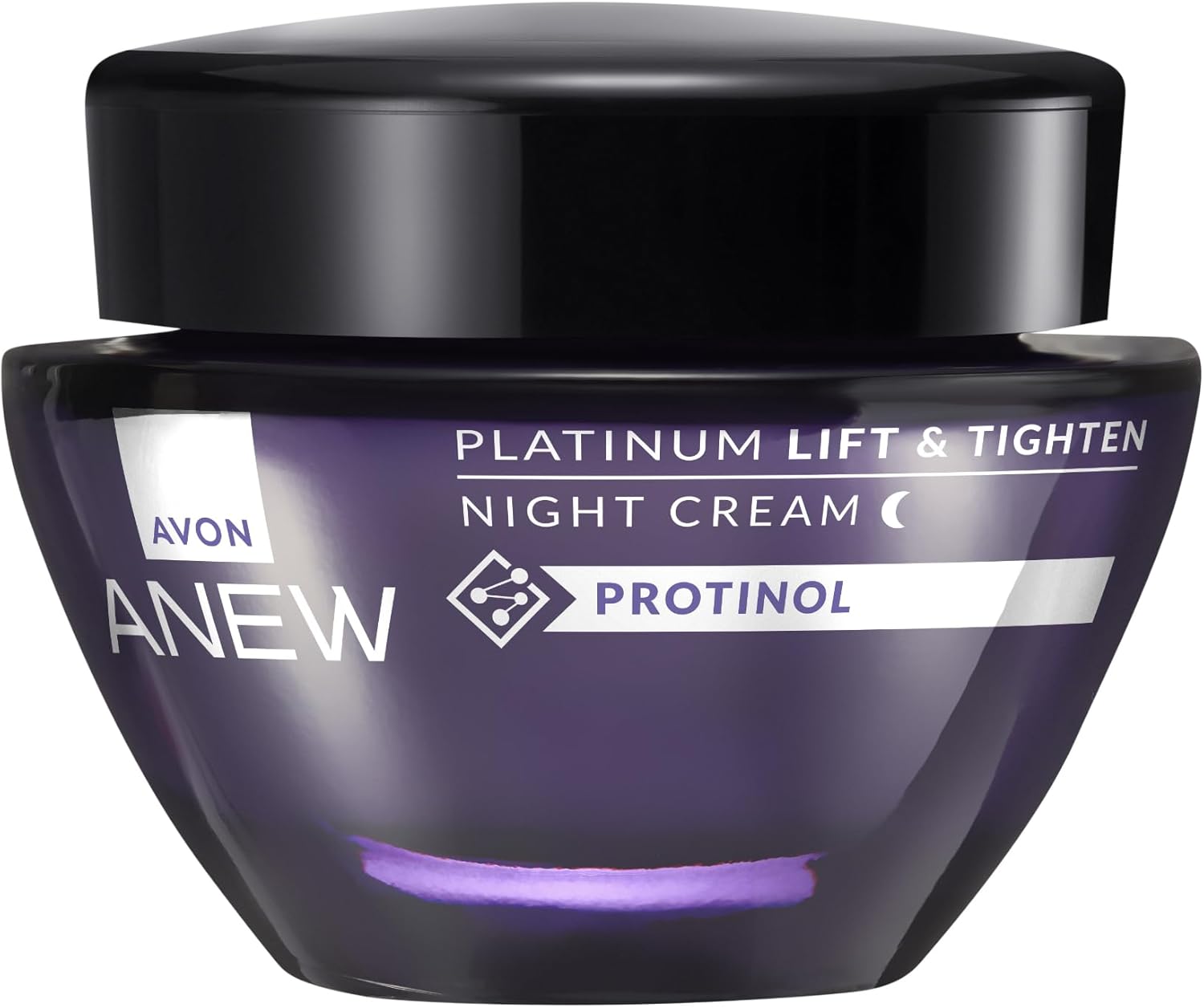 Avon Anew Platinum Lift & Tighten Night Cream 50ml, with Protinol™ Technology to Help Lift Skin, and Replenish the Look of Skin's Firmness, Moisture and Elasticity, Cruelty Free