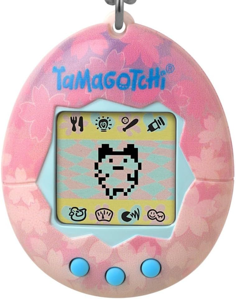 TAMAGOTCHI Bandai Original Sakura Digital Pet | Nurture And Raise The Original Electronic Pet Japanese Kids Toys For Girls And Boys Make Great 90s Retro Gifts