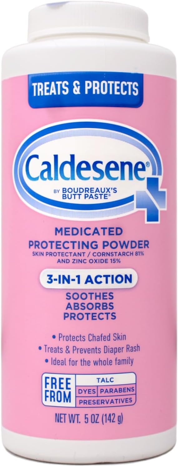 Caldesene Medicated Protecting Powder with Zinc Oxide & Cornstarch, 5 oz (Pack of 11)