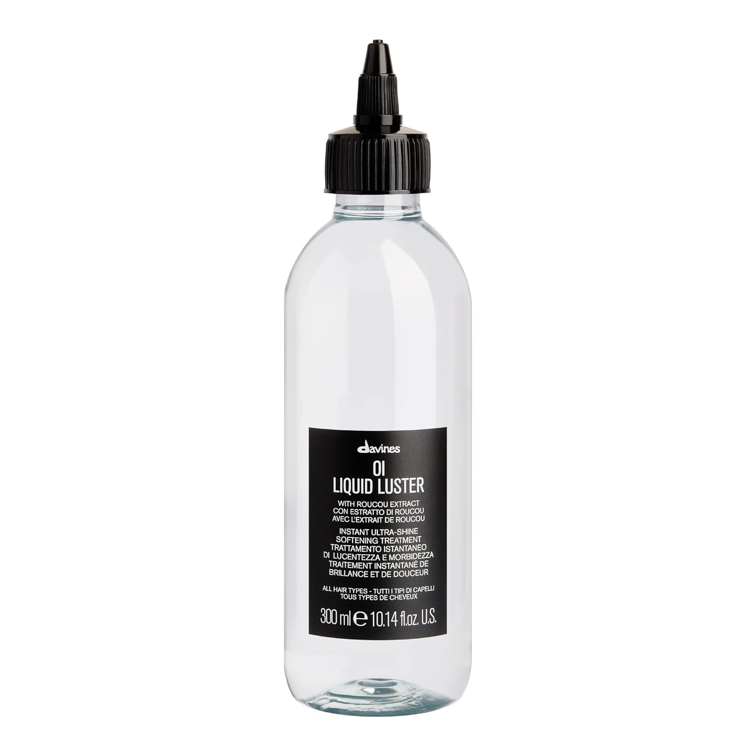 Davines OI Liquid Luster, Nourishing Rinse-Off Treatment, Add Shine Weightlessly, 10.14 Fl Oz
