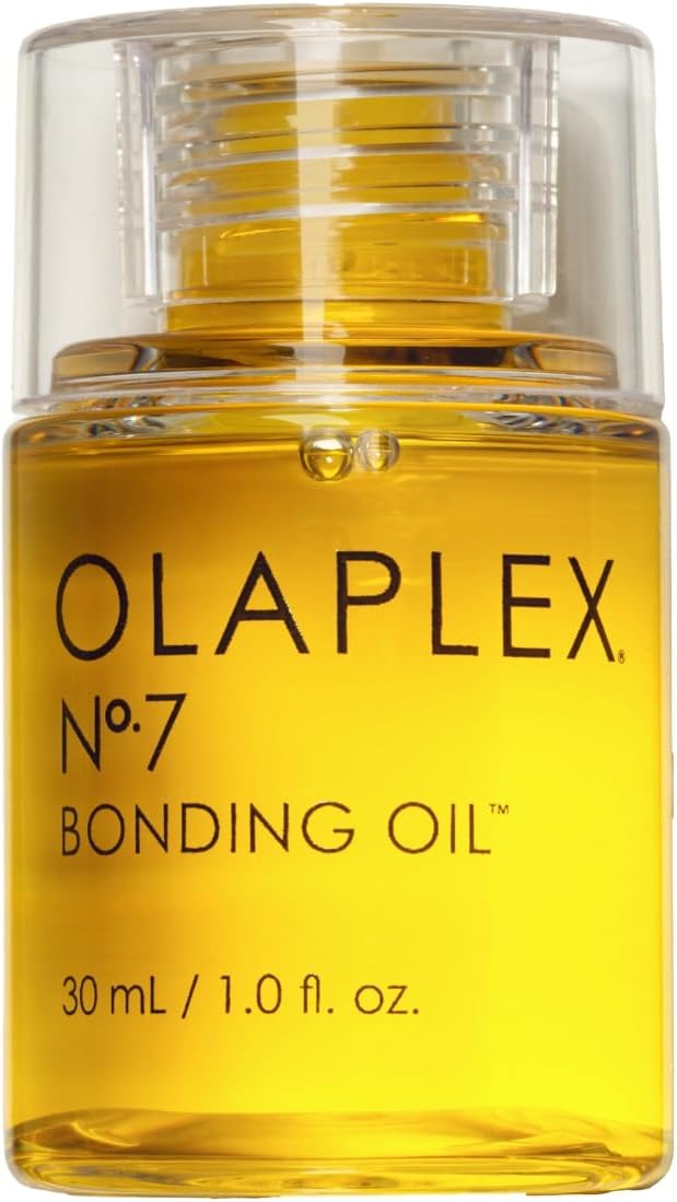 Olaplex No. 7 Bonding Oil, Concentrated High Shine Oil, Heat Protectant, Visibly Smooths & Softens Hair, Added Color Vibrancy, Up to 72 Hour Frizz Control, For All Hair Types, 30ml