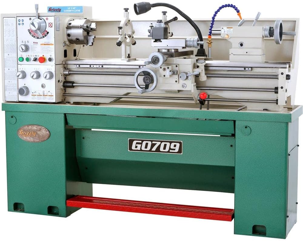 Grizzly Industrial G0709-14" x 40" Gunsmith Gearhead Metal Lathe
