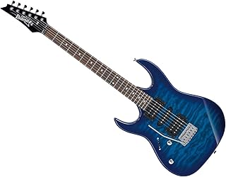 Ibanez Gio GRX70QAL Left-Handed - Transparent Blue Burst