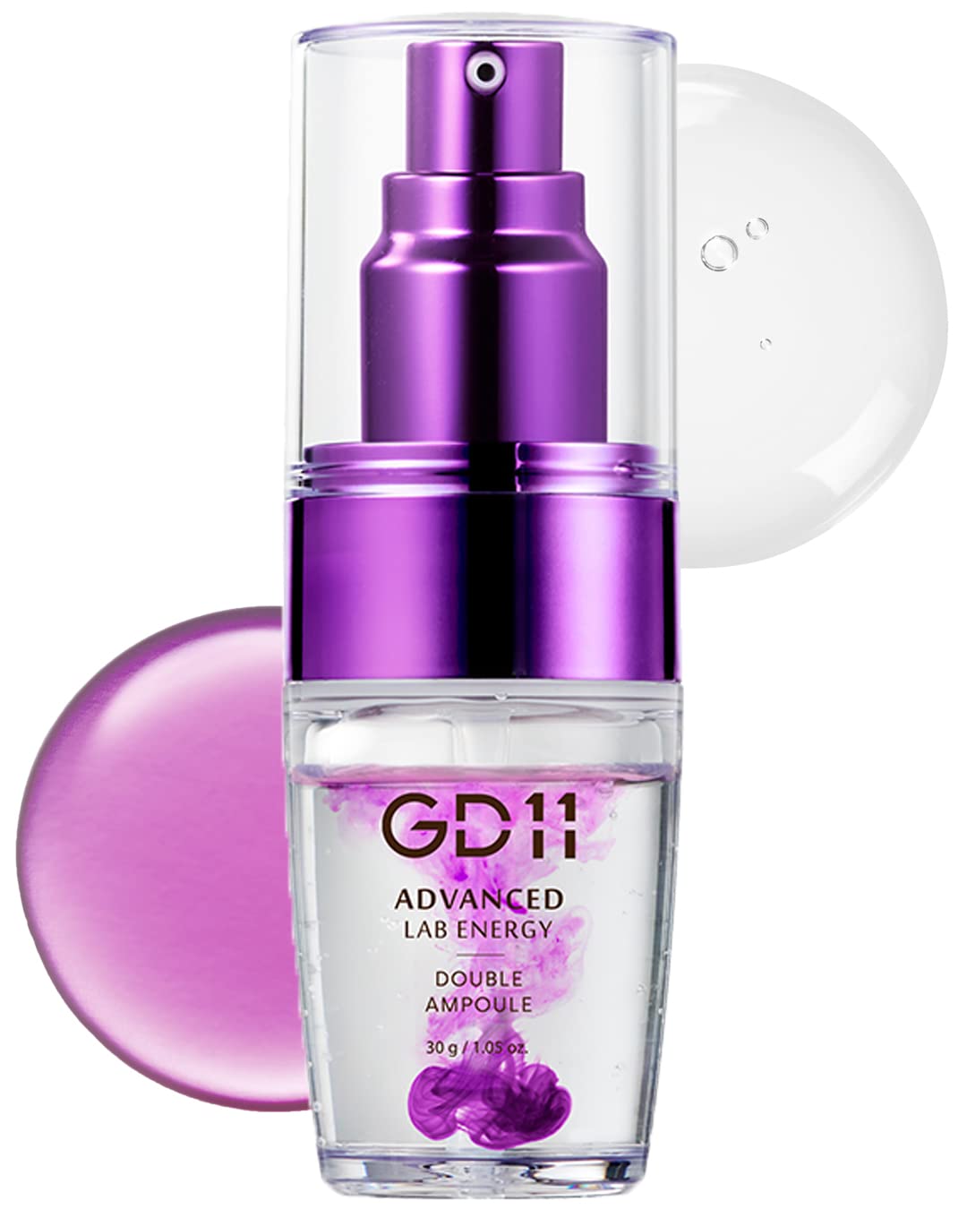 GD11 Advanced Lab Energy Double Ampoule 1.01 fl.oz | Anti-aging Facial Serum with Stem Cell Extract and Hyaluronic Acid | Hydrating Serum for Skin Regeneration | Restore Elasticity and Reduce Wrinkles