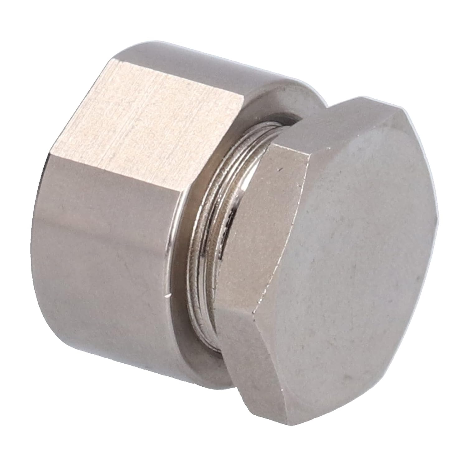 Hyuduo O2 Sensor Bung Plugs, O2 sensors Materia Stainless Steel M18 X 1.5 Oxygen Wideband Sensor Bung Plug With Hex Head Sensor Adapter O2 Suitable For All Standard O2 Sensors,Nut for Car Repair