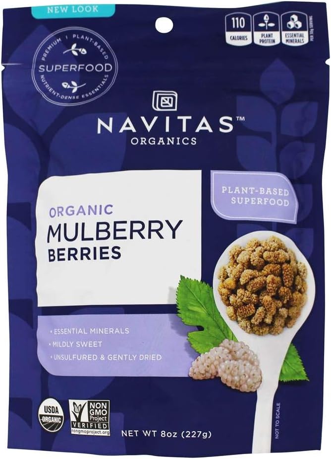 Navitas Organics - Mulberry Berries Certified Organic - 8 oz.