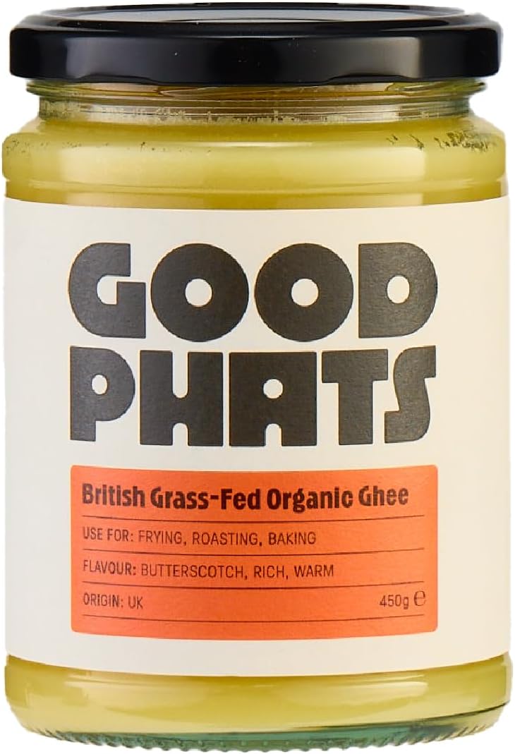 GOOD PHATS - Organic Grass-Fed Ghee (450g) - Made from 100% British Cow’s Milk