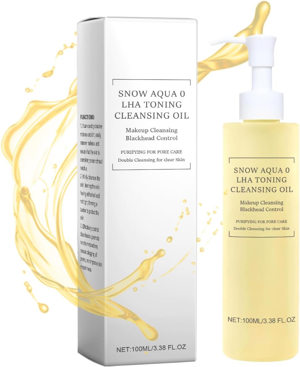 Cleansing Oil For Face - Oil Cleanser Korean for Daily Makeup - Pore Control Oil Cleanser - Blackhead Cleanser and Makeup Remover for All Skin - Korean Skincare For Women And Men